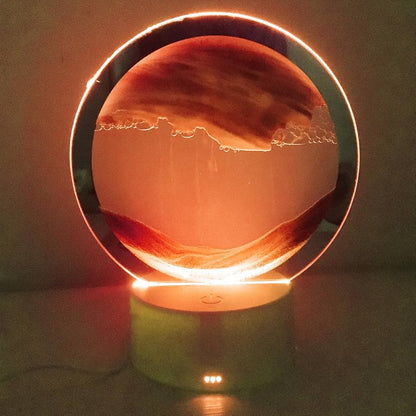 Glow in the Dark Quicksand Lamp
